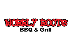 Wobbly Boots BBQ Grill Logo